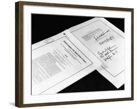 First and Last Pages of the 1968 Civil Rights-null-Framed Photo