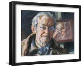 First and Last Thoughts (Self Portrait)-Giacomo Balla-Framed Giclee Print