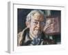 First and Last Thoughts (Self Portrait)-Giacomo Balla-Framed Giclee Print