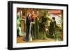 First Anniversary of the Death of Beatrice-Dante Gabriel Rossetti-Framed Art Print