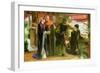 First Anniversary of the Death of Beatrice-Dante Gabriel Rossetti-Framed Art Print