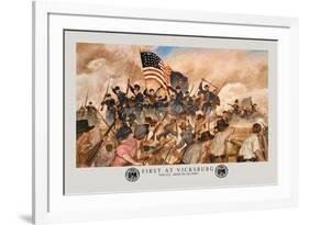 First at Vicksburg-Hugh Charles Mcbarron Jr.-Framed Premium Giclee Print