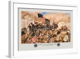 First at Vicksburg-Hugh Charles Mcbarron Jr.-Framed Art Print