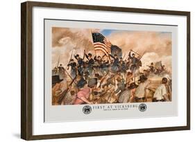 First at Vicksburg-Hugh Charles Mcbarron Jr.-Framed Art Print