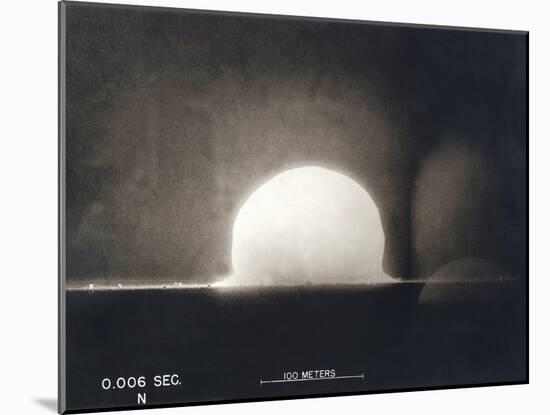 First Atomic Explosion on July 16-null-Mounted Photo