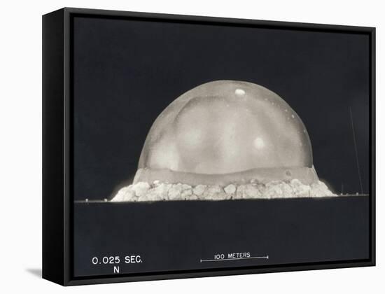 First Atomic Explosion on July 16-null-Framed Stretched Canvas