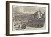 First Attack of the French Troops at Rome, Near the Porta Cavellegiere-null-Framed Giclee Print