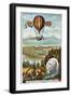 First Attempt by Guyton De Morveau to Direct a Balloon, Dijon, France, 1784-null-Framed Giclee Print