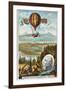 First Attempt by Guyton De Morveau to Direct a Balloon, Dijon, France, 1784-null-Framed Giclee Print