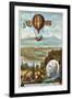 First Attempt by Guyton De Morveau to Direct a Balloon, Dijon, France, 1784-null-Framed Giclee Print
