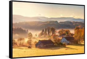 First Autumn Morning-Philippe Sainte-Laudy-Framed Stretched Canvas