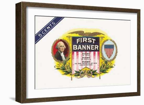 First Banner-null-Framed Art Print