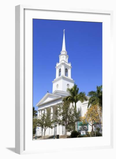 First Baptist Church, Main Street, Sarasota, Florida, United States of America, North America-Richard Cummins-Framed Photographic Print