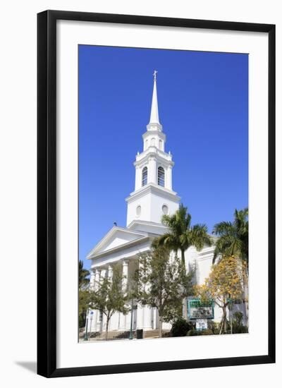 First Baptist Church, Main Street, Sarasota, Florida, United States of America, North America-Richard Cummins-Framed Photographic Print