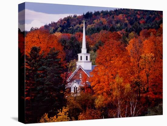 First Baptist Church of South Londonderry, Vermont, USA-Charles Sleicher-Stretched Canvas