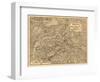 First Battle of Bull Run - Civil War Panoramic Map-Lantern Press-Framed Art Print