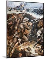 First Battle of the Somme (Colour Litho)-Stanley L. Wood-Mounted Giclee Print