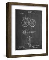 First Bicycle Patent-null-Framed Art Print