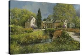 First Blossom, Cotswolds-Clive Madgwick-Stretched Canvas