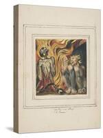 First Book of Urizen Pl. 10-William Blake-Stretched Canvas