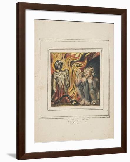 First Book of Urizen Pl. 10-William Blake-Framed Giclee Print