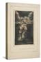 First Book of Urizen Pl. 11-William Blake-Stretched Canvas