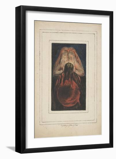 First Book of Urizen Pl. 15-William Blake-Framed Giclee Print