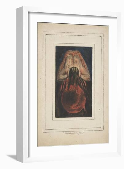 First Book of Urizen Pl. 15-William Blake-Framed Giclee Print