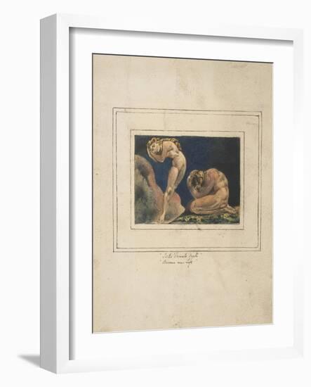 First Book of Urizen Pl. 17-William Blake-Framed Giclee Print