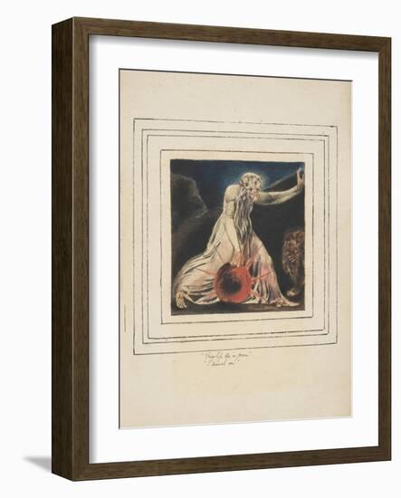 First Book of Urizen Pl. 21-William Blake-Framed Giclee Print