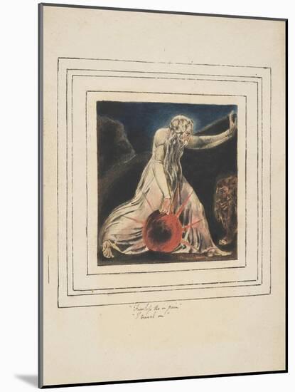 First Book of Urizen Pl. 21-William Blake-Mounted Giclee Print