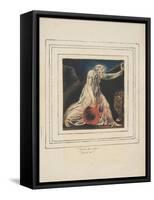 First Book of Urizen Pl. 21-William Blake-Framed Stretched Canvas