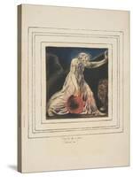 First Book of Urizen Pl. 21-William Blake-Stretched Canvas