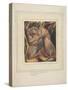 First Book of Urizen Pl. 6-William Blake-Stretched Canvas