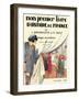 First Book On The History Of France Cover-Delagrave-Framed Art Print