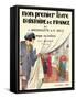 First Book On The History Of France Cover-Delagrave-Framed Stretched Canvas