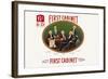 First Cabinet-null-Framed Art Print