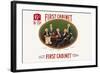 First Cabinet-null-Framed Art Print