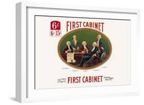 First Cabinet-null-Framed Art Print