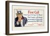 First Call, I Need You in the Navy, c.1917-James Montgomery Flagg-Framed Art Print