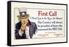 First Call, I Need You in the Navy, c.1917-James Montgomery Flagg-Framed Stretched Canvas