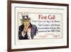 First Call, I Need You in the Navy, c.1917-James Montgomery Flagg-Framed Art Print