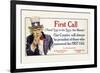 First Call, I Need You in the Navy, c.1917-James Montgomery Flagg-Framed Art Print