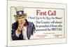 First Call, I Need You in the Navy, c.1917-James Montgomery Flagg-Mounted Art Print