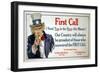 First Call Poster-James Montgomery Flagg-Framed Giclee Print