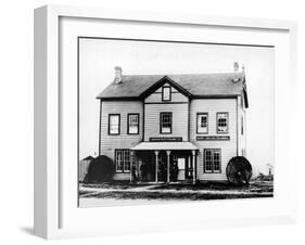 First Canadian Pacific Railway General Office and Bank of British Columbia-null-Framed Photographic Print