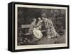 First Caresses-Marie Francois Firmin-Girard-Framed Stretched Canvas