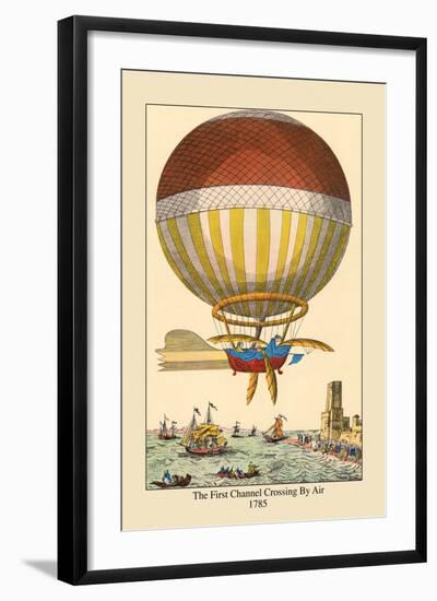 First Channel Crossing by Air, 1785-null-Framed Art Print