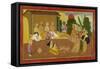 First Chanting Of the Ramayana-null-Framed Stretched Canvas