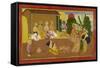 First Chanting Of the Ramayana-null-Framed Stretched Canvas